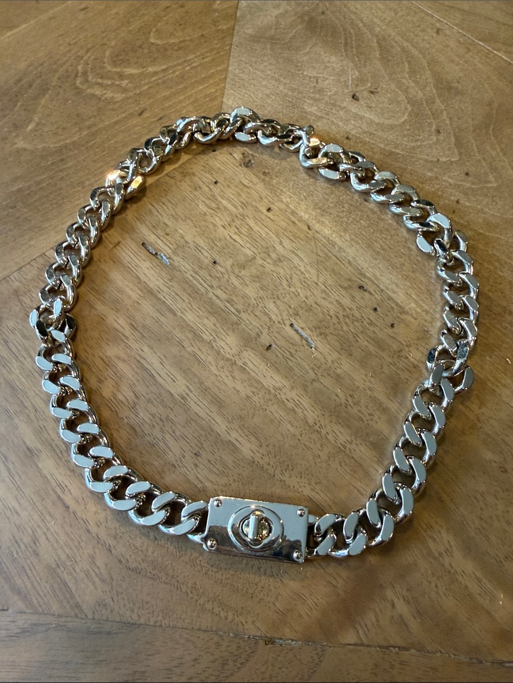 Coach Gold-Tone Chunky Chain Necklace